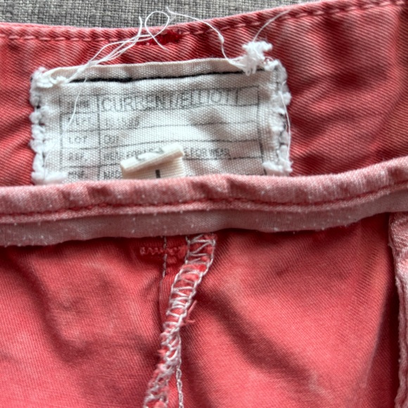 Current/Elliot Red Spark The Smart Short Tie Dye Shorts - Picture 6 of 6